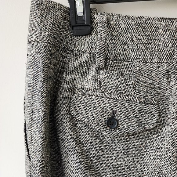 LOFT Black/White tweed Women's Trousers - Picture 4 of 8